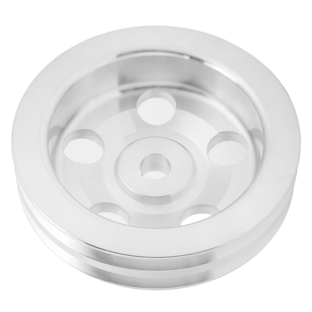 Шкив насоса гидроусилителя руля из алюминиевого сплава с 2 канавками, замена для блоков Chevy Key Way до 1972 года