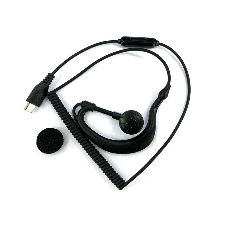 Lisheng Walkie-Talkie Earphone Headset Telephone Headset Cable Neutral High-End Ear Hook Small Machine Headset Cable USB