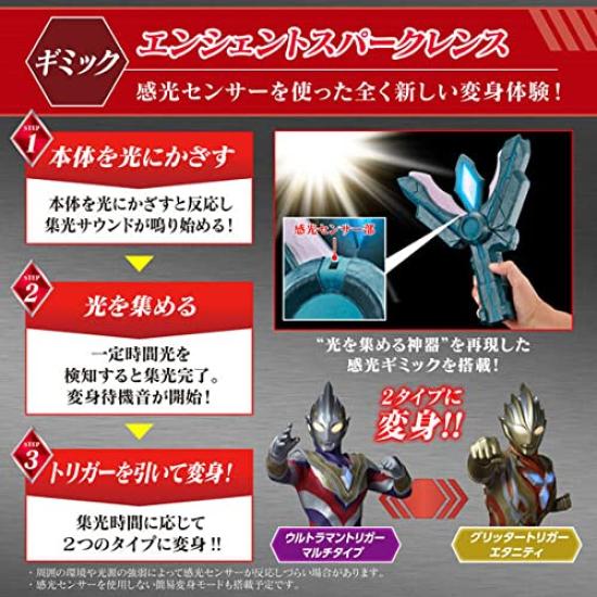 Ultraman Trigger NEW GENERATION TIGA DX Ancient Sparklence Blank Key
