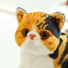 Очаровательная плюшевая игрушка серый кот, реалистичная короткошерстная мягкая кукла для детей