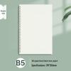 Spiral Bound A5/B5 Notebook: Lined, Grid, & Blank Pages, Ideal for Students and Planning