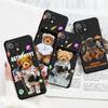 20Ультра черный чехол для телефона с рисунком астронавта и медведя для Samsung Galaxy A32 Note 20 Ultra 10 Plus 8 9 A22 A72 S22 S21 S20 Note