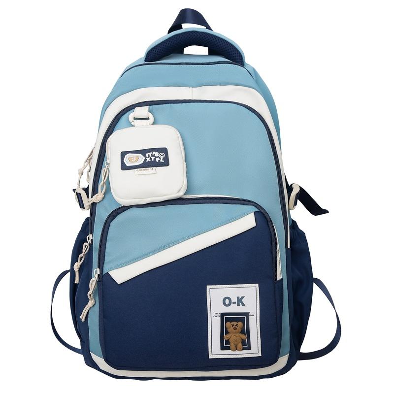 Школьный рюкзак мужской большой емкости для школьников средней школы рюкзак для пары