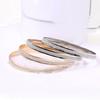 1Pc Minimalist Frosted Bangle Bracelet Party Jewelry Women Valentine Day Gift