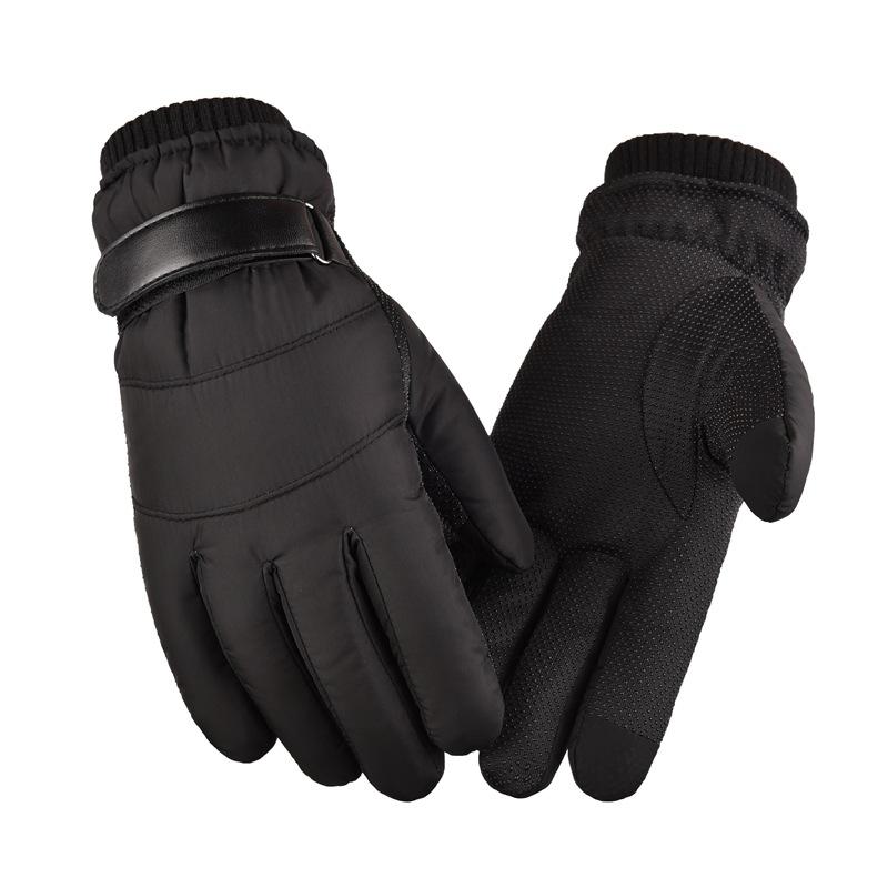 Men Winter Gloves Touchscreen Fleece Warm Waterproof Ski Sports Windproof Gloves