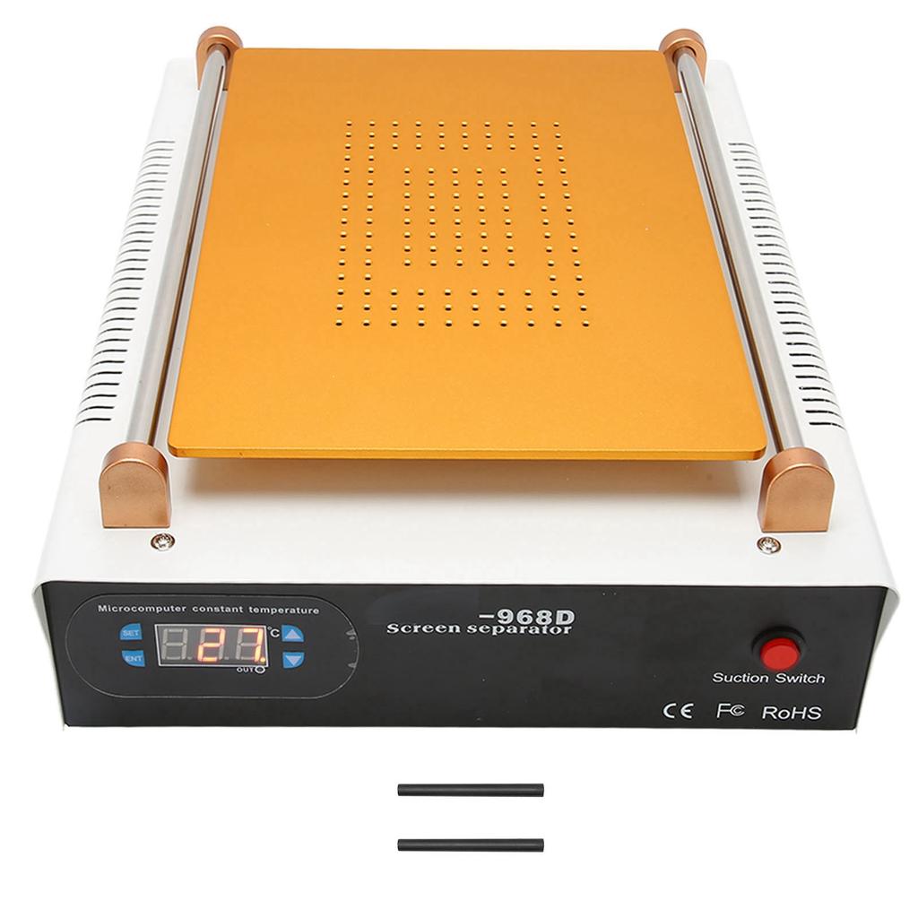 Машина для разделения ЖК-экранов 14 дюймов, встроенная в 968D, с двумя насосами, 800 Вт, машина для разделения экранов