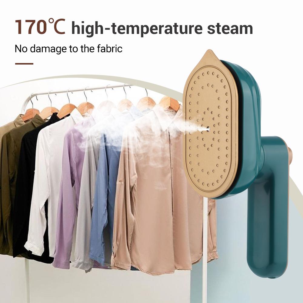 Portable Garment Steamer Rotating Steam Iron Mini Handheld Home Travelling For Clothes Ironing Wet & Dry Ironing Machine
