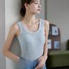 Женский топ-халтер с накладками на грудь, цельный топ без рукавов, не требующий ношения, с летней тонкой подкладкой