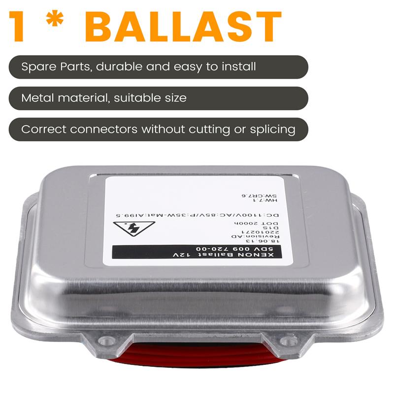 1Pcs 5DV009720-00 5DV 009 720 00 1232335 For Xenon Headlight Ballast Control Unit Module Xenon Lamp-M53K