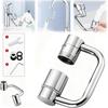 1080 Degree Swivel Stainless Steel Kitchen Faucet Extender Universal Dual Mode Bathroom Sink Accessories with Adapter