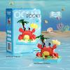 Совместимо с Lechaochao Lechuang Shark Model Marine Life Building Blocks Toy для детей