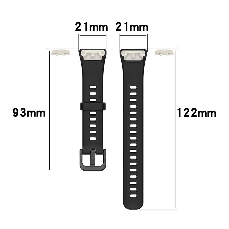 Силиконовый ремешок Совместим с Huawei Band 6/Honor Band 6 Оригинальный сменный ремешок для умного браслета Huawei Band 6