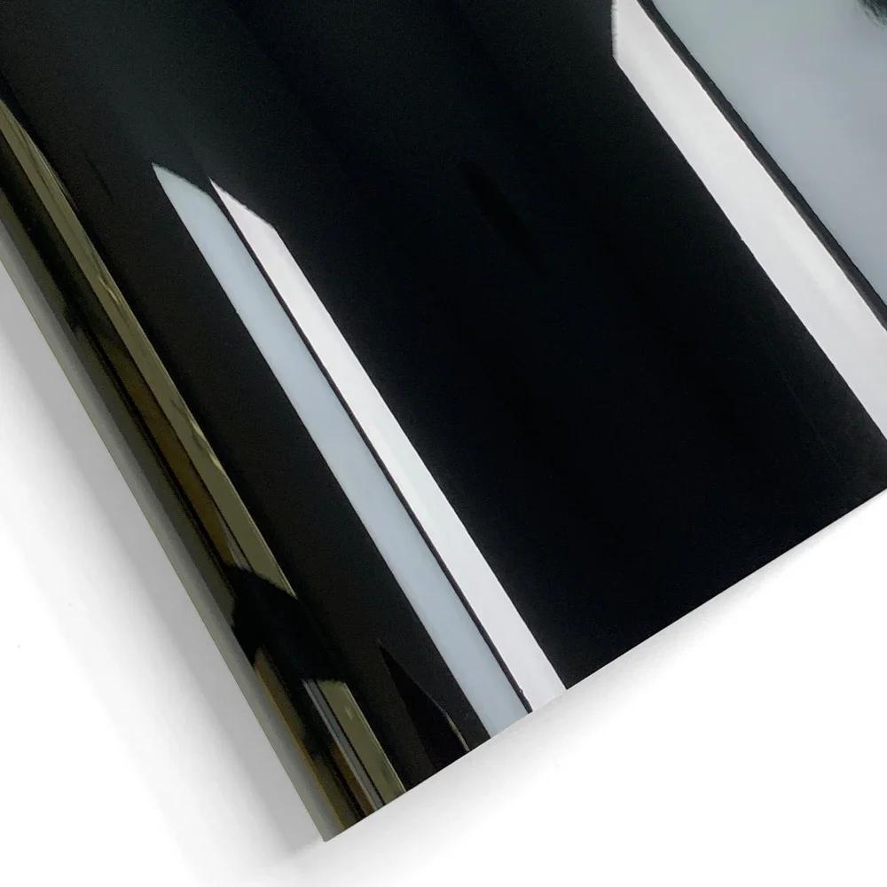 ПЭТ Глянцевая Черная Виниловая Пленка для Оклейки Самоклеящаяся Водонепроницаемая Меняющая Цвет Автомобильная Наклейка для Скутера Мотоцикла Автомобильные Аксессуары