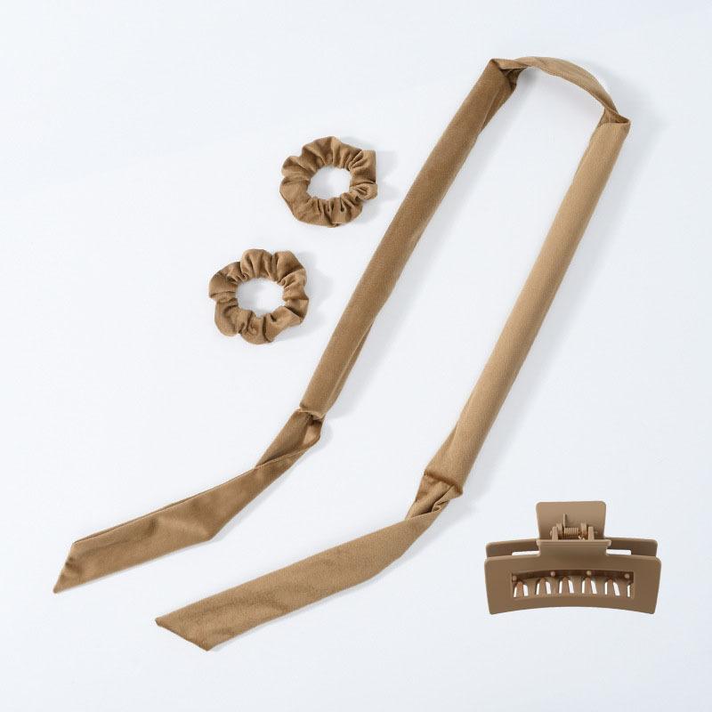 Heatless Curling Rod Headband No Heat Ribbon Hair Rollers Silk Curls Lazy Hair Curlers Sleeping Soft Headband Hair Styling Tools