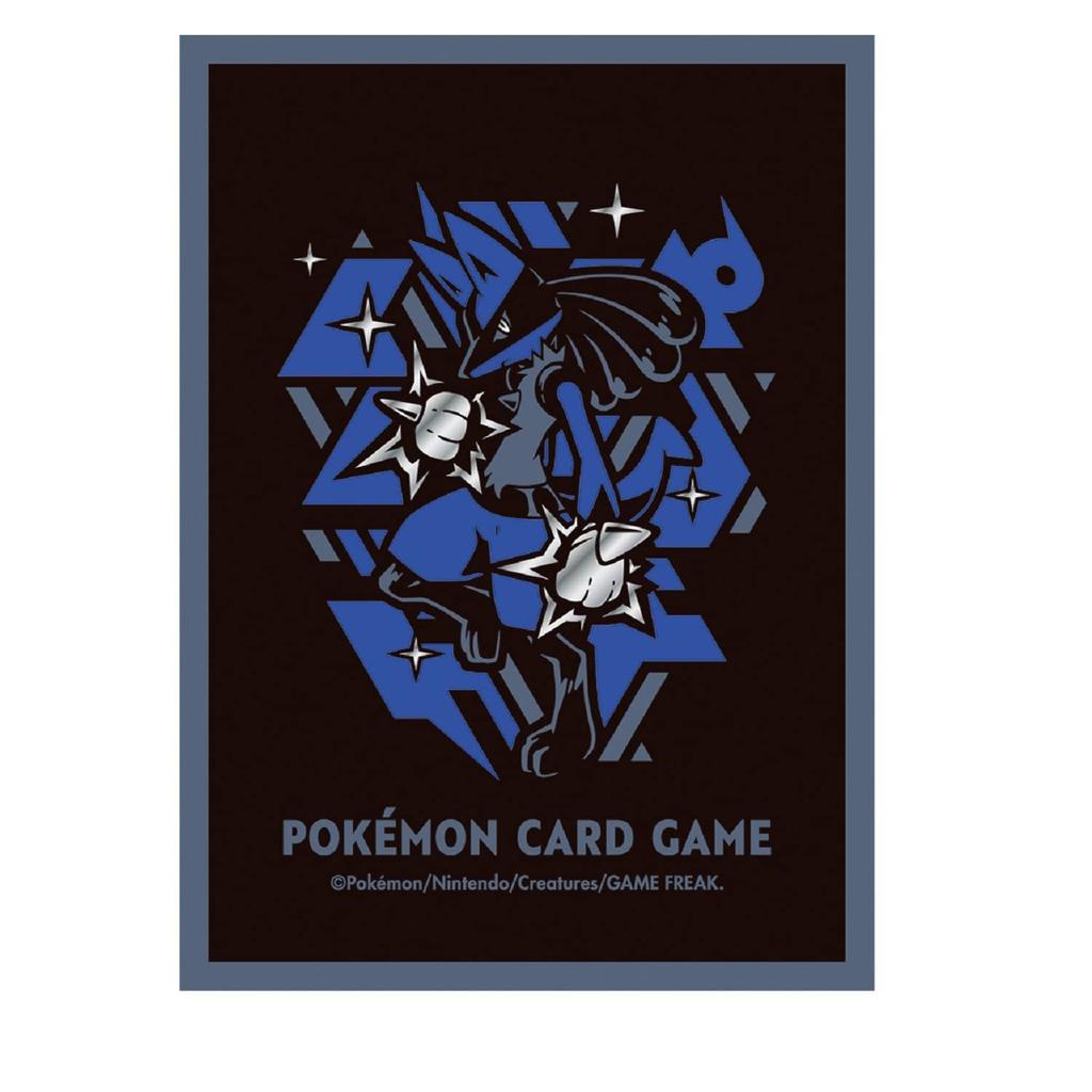 Центральный Оригинальный Щит для Колоды Премиум Глянец Lucario Pokémon COOL×METAL