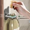 Punch-Free Shower Gel Rack: Wall-Mounted Bathroom Storage for Shampoo, Soap, and More with Little Bear Hook.