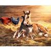 DIY 5D Full Diamond Painting Cross Stitch Horse Cat Diamond Embroidery Needlework