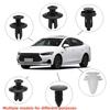 Auto Fastener Clip Mixed Kit 100pcs Set Car Body Push Retainer Pin Rivet Bumper Door Trim Panel Fastener Fender Rivet Clips Car