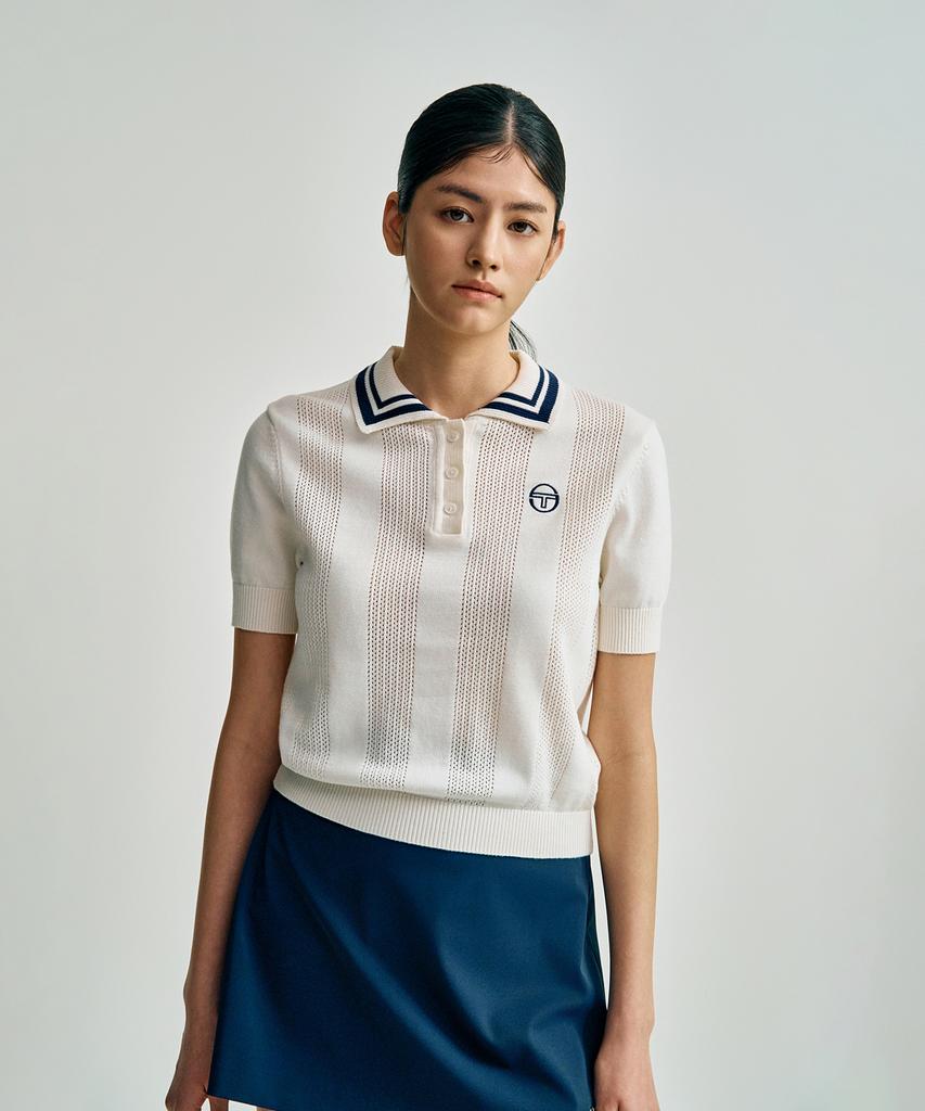 SERGIO TACCHINI W Повседневный мужской лонгслив-поло с коротким рукавом