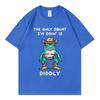 Funny Cowboy Frog Meme Tshirt Men Women Clothing High Quality Fashion Short Sleeve Tshirts Summer Casual Loose Cotton T Shirts