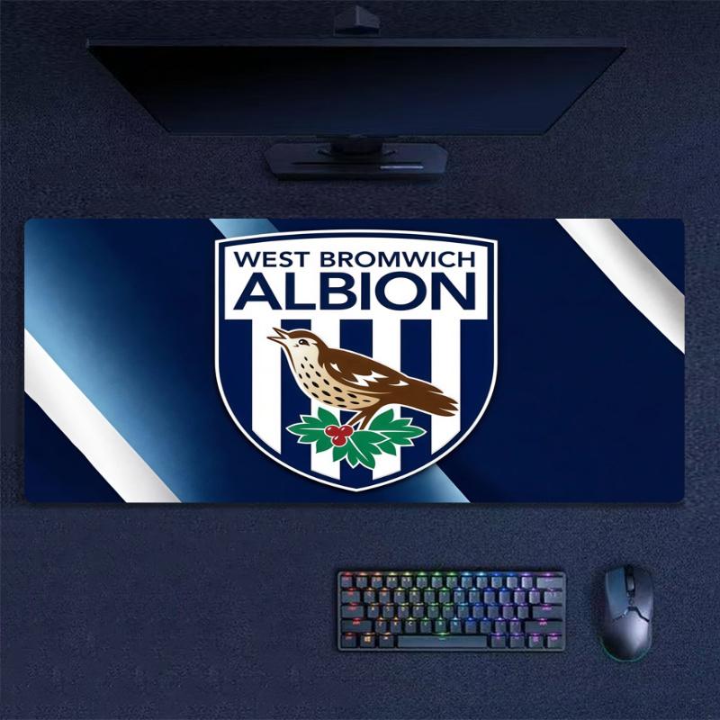 West Bromwich Albion Print Cushion Non-slip Laptop Tablet Big Mousepad XXL Mat Mini PC Playmat With Lock edge