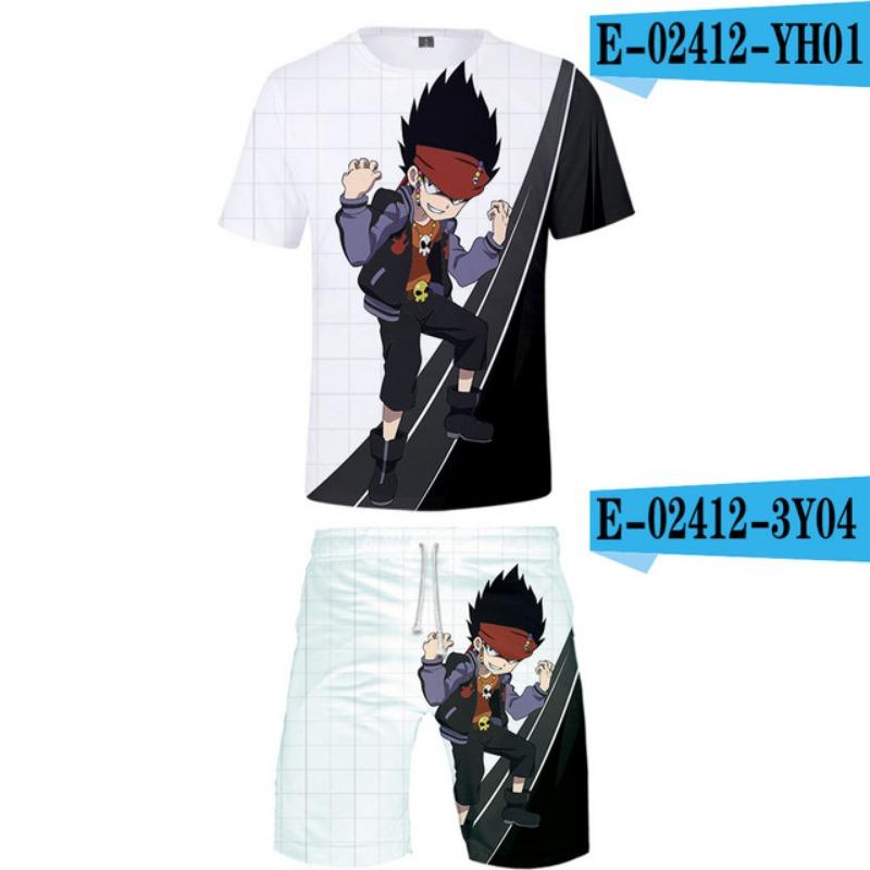 Детские комплекты Beyblade Burst Evolution 3D Print Детские комплекты Модные футболки Пляжные шорты Купальники Футболки Топы Костюмы для мальчиков и девочек