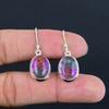 Pink Rutile Drop Earring 925 Sterling Silver Handcrafted Earring LiteWeight HandMade Earring Gift for Best Girl Gift For Her ThanksGiving