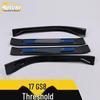 17 GS8 Door Sill Trim Sequin Set: Decorative Bumper, Trunk Welcome Pedal, Anti-Scratch Scuff Strip