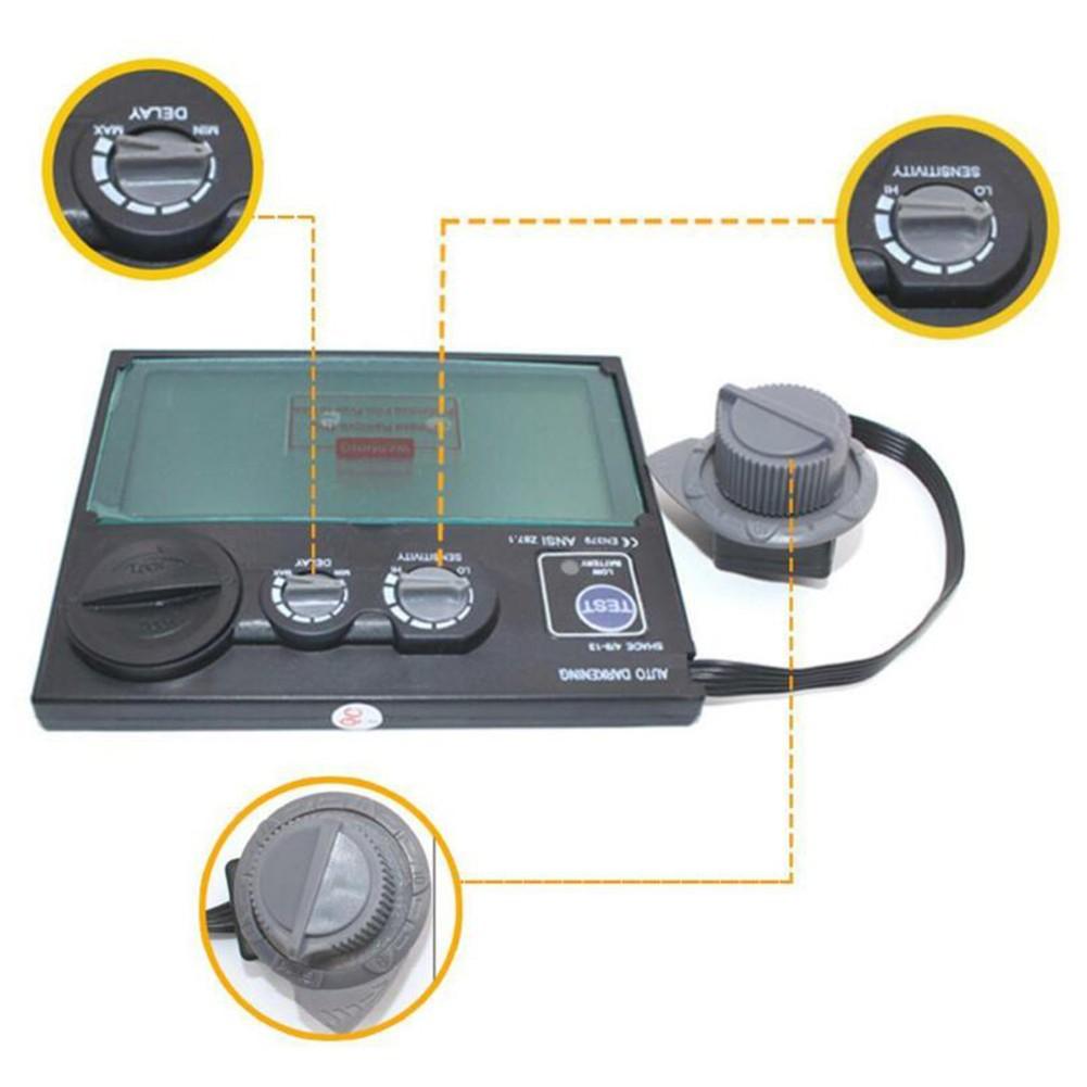 DIN9-DIN13 ЖК-экран с автозатемнением, солнцезащитная линза для сварочного шлема