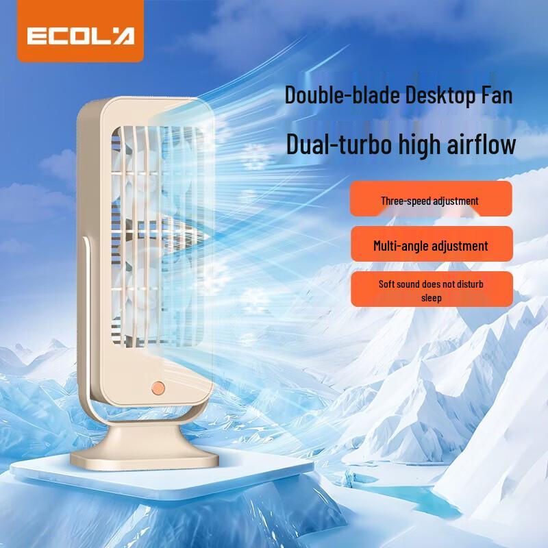 Ecola Настольный USB-вентилятор с двумя лопастями