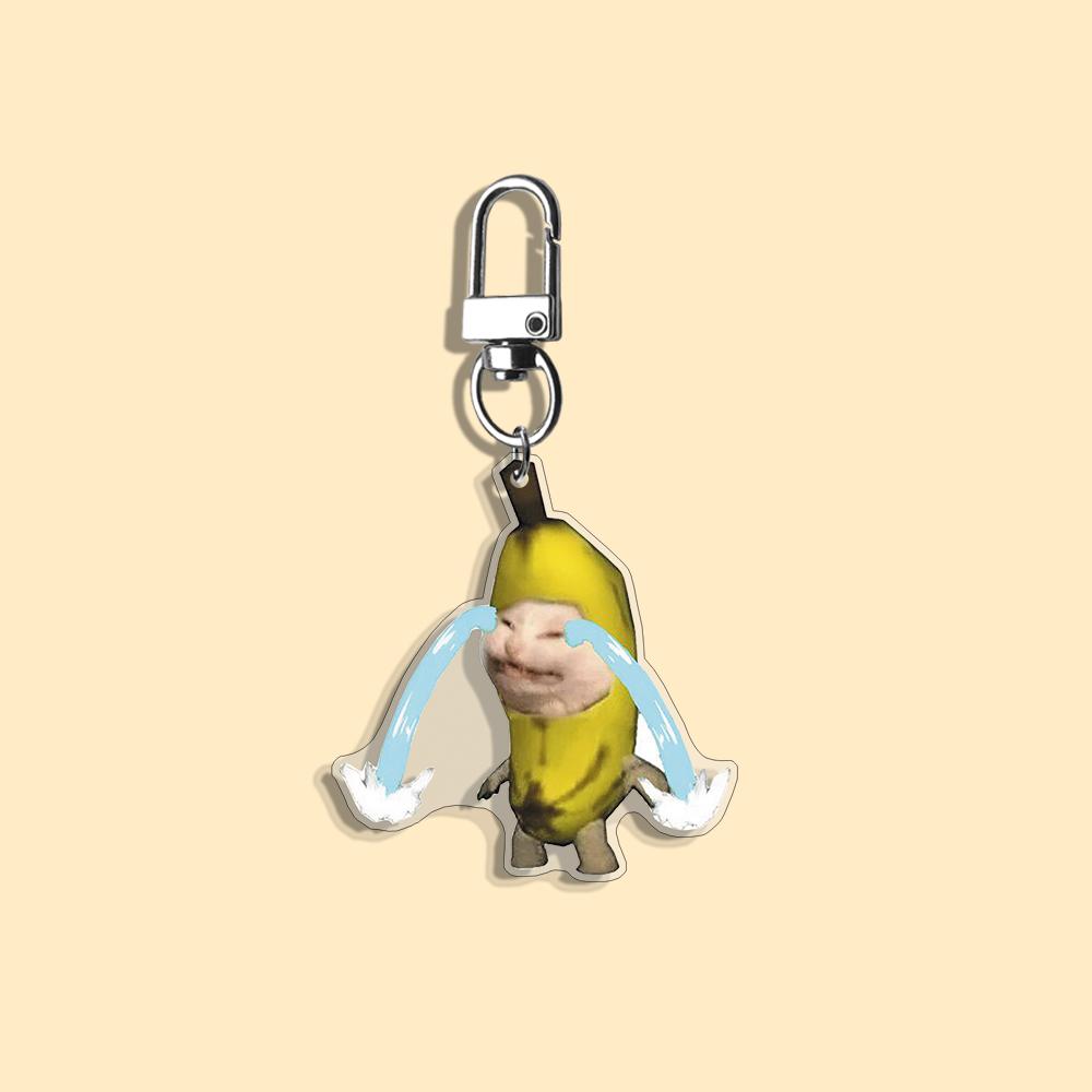 Funny Cat Keychain Student Gift Bag Women's Bag Cute Things Gift For Best Friends Cartoon