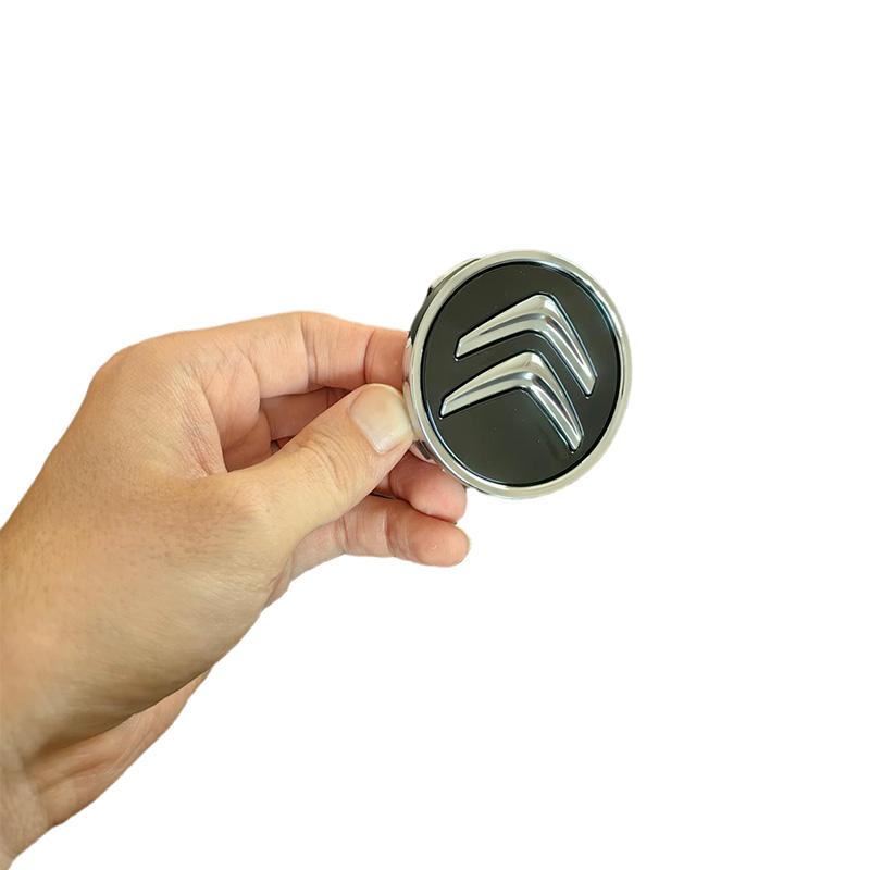 OKKU5 4pcs Auto Car Wheel Center Hub Caps Rim Caps Covers emblem For Citroen C5 X AIRCROSS C3 C4 C2 Berlingo Jumper Dispatch ami C4L