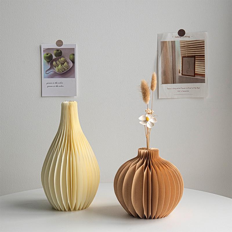3D Бумажная Сотовая Ваза 2026 Новогоднее Украшение Многоразовые Настольные Композиции Красная Декоративная Ваза Свадебный Рождественский Декор для Вечеринки