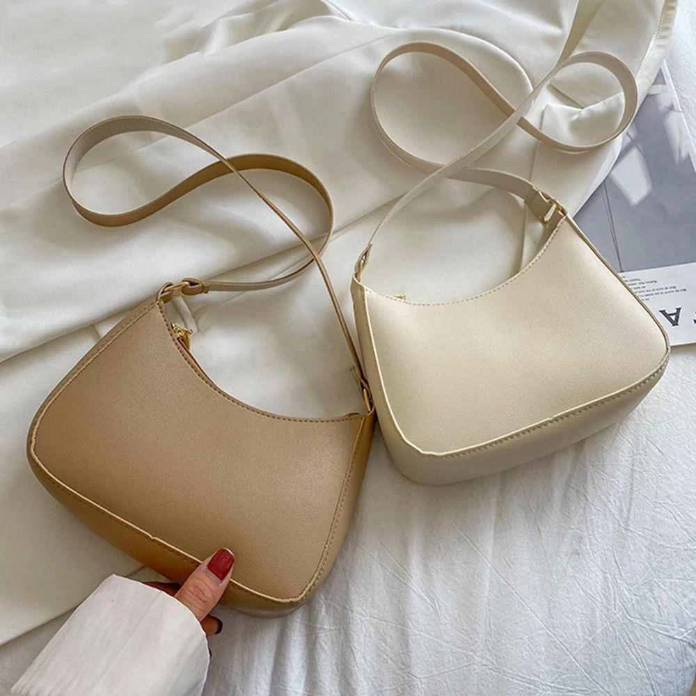 Underarm Bag Large Capacity PU Leather Handbag Female Handbag Small Square Bag Women Shoulder Bag