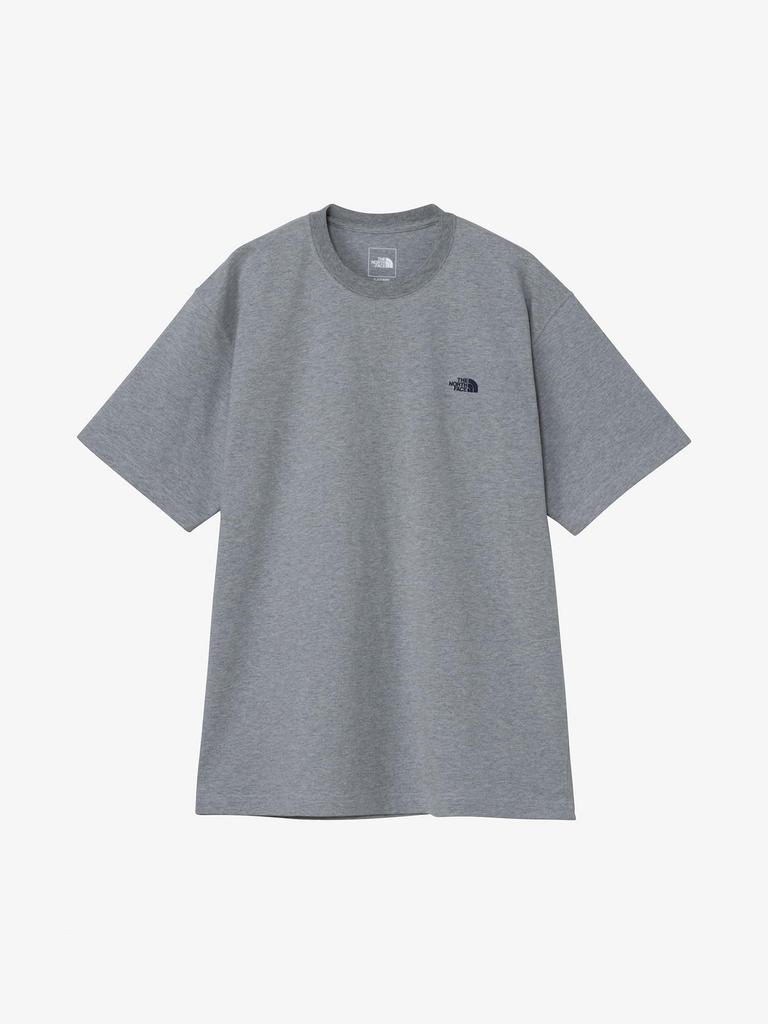 Футболка с графическим принтом North Cut Sew Rock Wall, смешанный серый, XL [The Face], с коротким рукавом S/S
