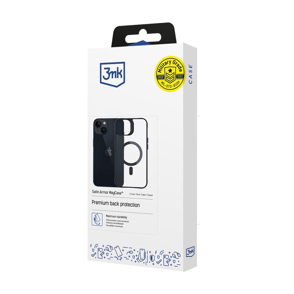 Apple Iphone 13/14 - 3Mk Satin Armor Magcase