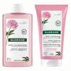 Klorane Soothing Sensitive Scalp Shampoo Peony 400ml + Conditioner 150ml, 1 Set