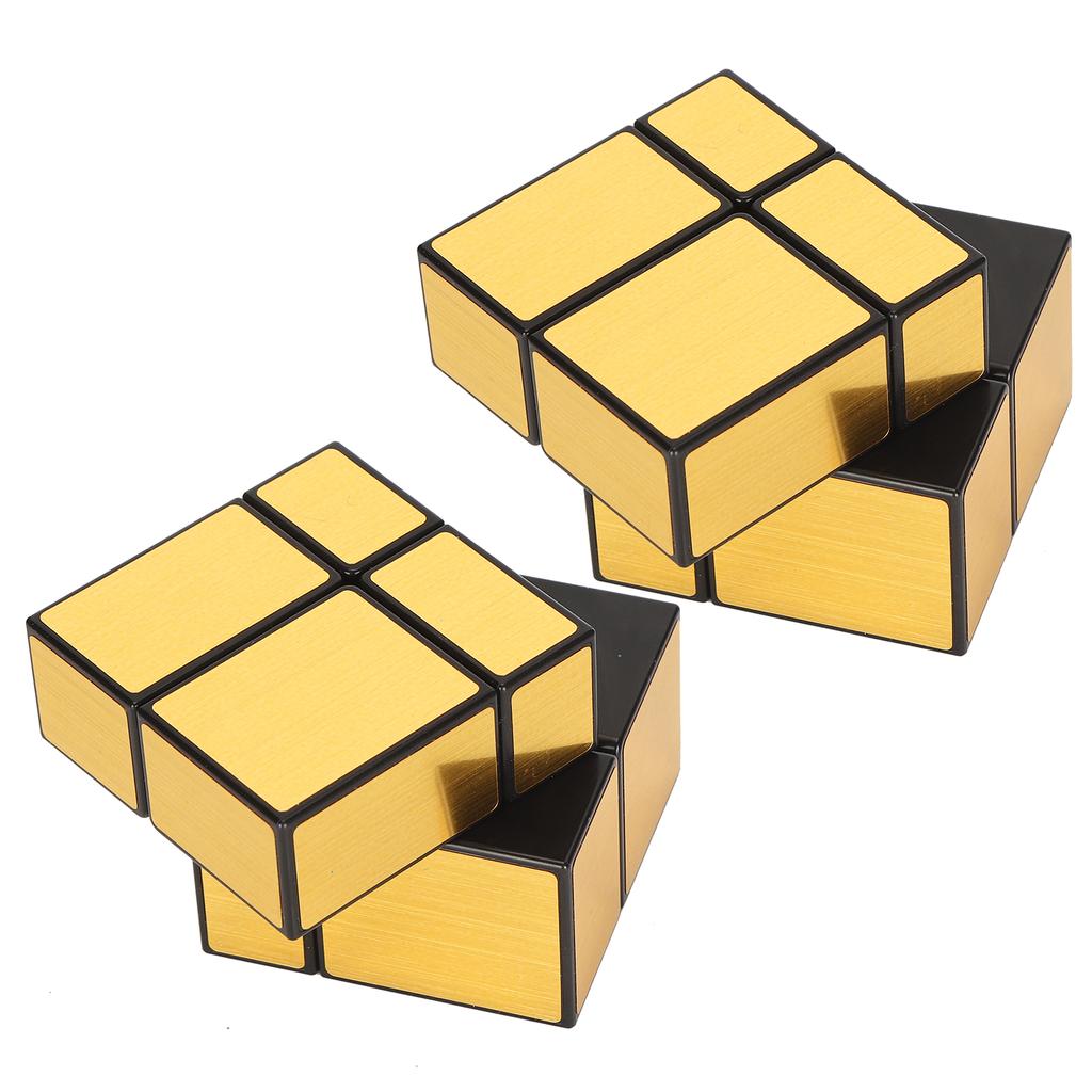 2 шт. магический куб второго порядка золотое зеркало головоломка обучающие развивающие игрушки для детей и взрослых