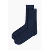 Носки HM Rib Knit, темно-синие