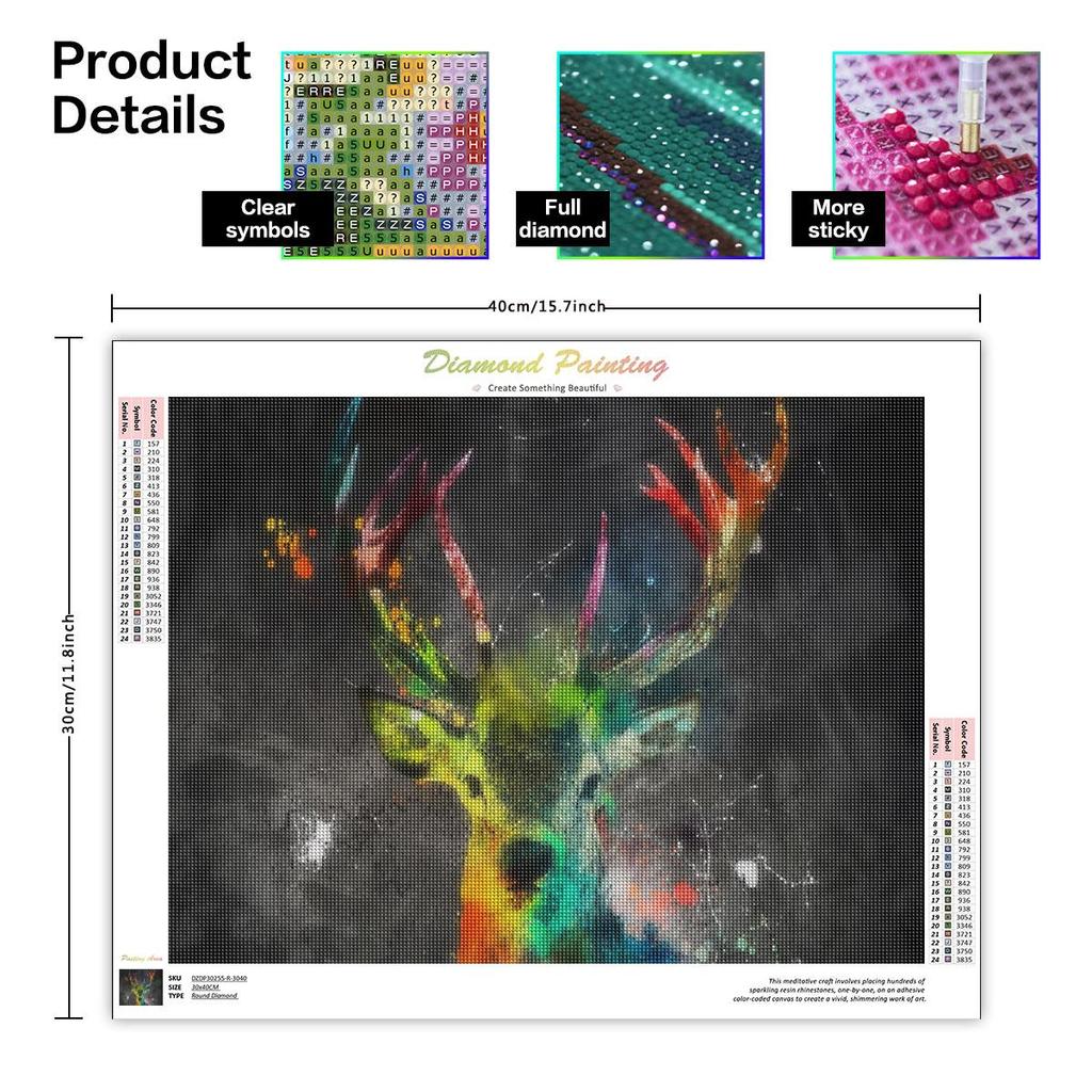 5D DIY алмазная живопись животное олень мозаика вышивка картина из стразов настенные картины 30x40 см/12x16 дюймов