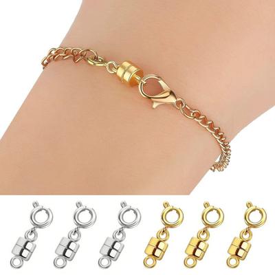 6 шт., магнитная застежка для ожерелья с застежкой-омаром, ювелирные изделия, соединительная пряжка, ожерелья, удлинитель, застежка для браслета, поделки своими руками