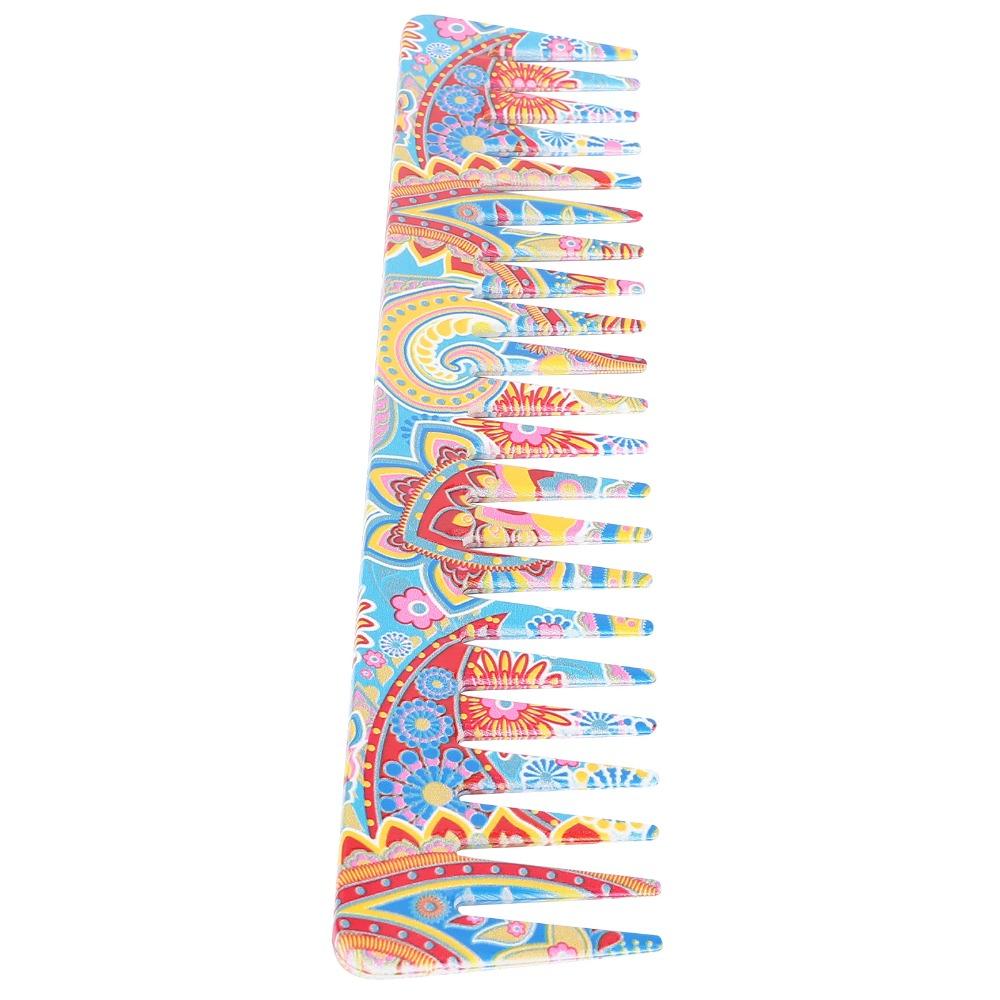 Portable Hair Detangling Comb Exquisite Pattern Styling Comb For Barber Hairdressing Comb Home Use