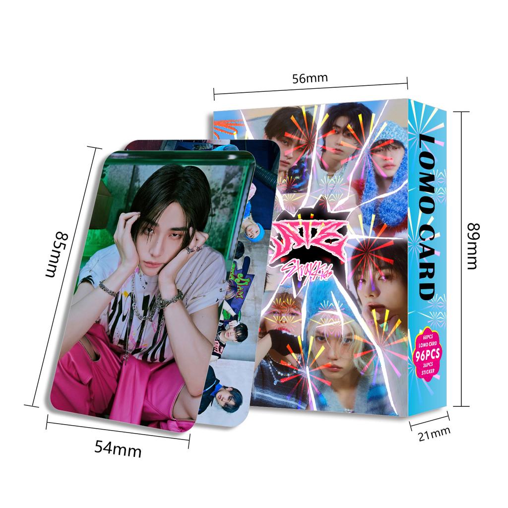 Straykids Карточки Lomo Новый Альбом Фото И Наклейки Коллекционные Kpop Товары Для Коллекции Фанатов 96 60 36 Подходит Для Детей Развлекательные Веселые Игры