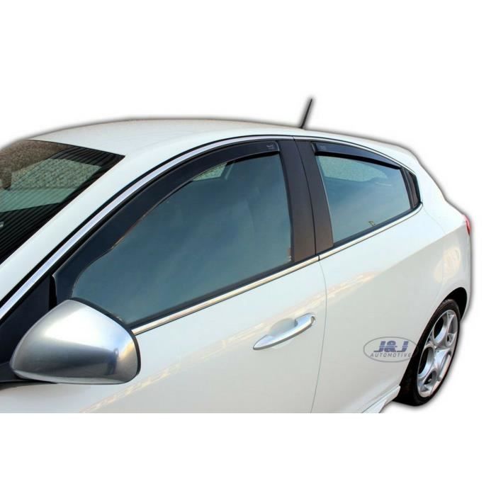 | Дефлекторы воздуха дефлекторы ветра Совместимы с Alfa Romeo Giulietta 2012-наст. 4 шт.
