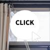 2 шт. Палочка для штор 17 дюймов Прозрачный набор Для открытия и закрытия штор Набор аксессуаров для штор