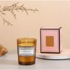 Маленькая ароматизированная свеча из стекла с ароматом чая, изготовленная вручную из растительного воска, ароматизированная свеча для помещений, бездымная