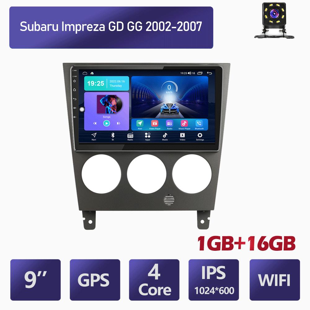 Автомобильное радио для Subaru Impreza GD GG 2002-2007, авторадио, Android, GPS-навигация, мультимедийный плеер, CarPlay 2 + 32 ГБ