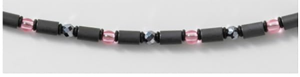 ON4 Certified Medical Device Magnetic Sport ON4 Clear Shell 60cm Necklace, Type, TYPE-C, Pink,