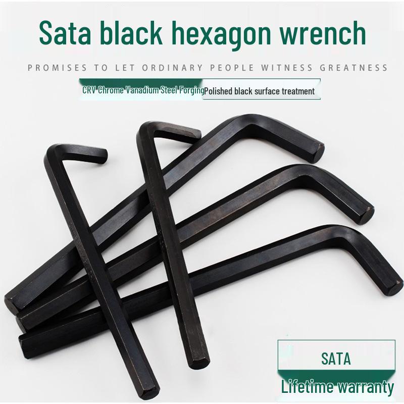 Набор шестигранных головок SATA Черный: Метрические размеры 84318-84323, 84325-84338