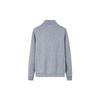 Anta Variety Training Collection Solid Color Logo Patch Zip Pocket With Fleece Lining Sweatshirt Men's Gray 952237735-1